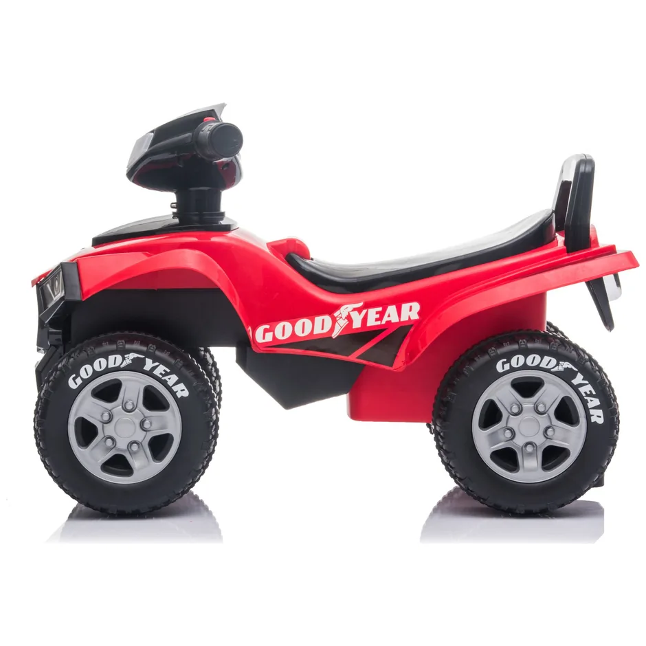 Jeździk Quad Dźwięk Światła 551-G Czerwony - obrazek 4