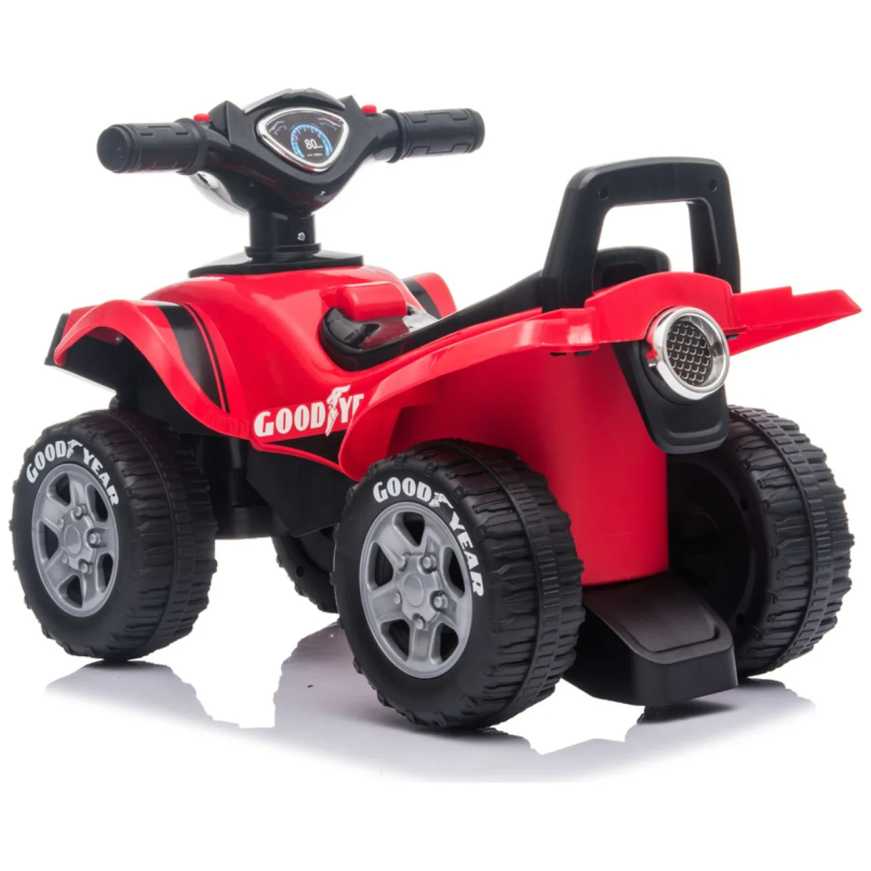Jeździk Quad Dźwięk Światła 551-G Czerwony - obrazek 5