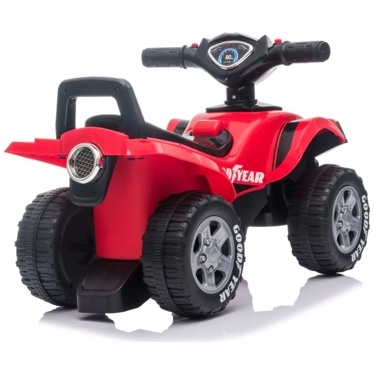 Jeździk Quad Dźwięk Światła 551-G Czerwony - obrazek 6