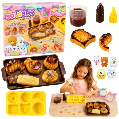 Zestaw Kreatywny Plastyczny Tworzenie Squishy Ozdobne Wypieki Ciastka DIY