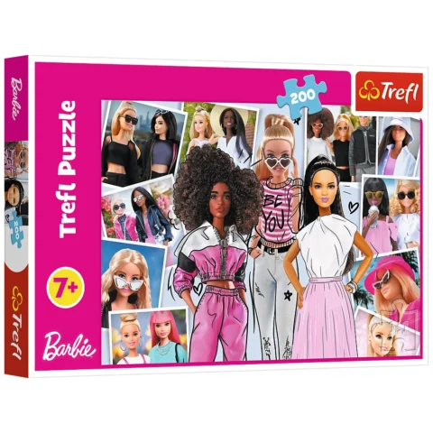 Puzzle - 200 - W świecie Barbie - Trefl 13301