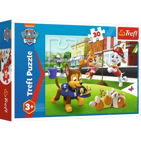 Puzzle - 30 - Psiaki w Akcji - Psi Patrol - Trefl 18306