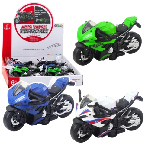Motocykl Wyścigowy Sportowy Z Napędem Światła Dźwięki Mix