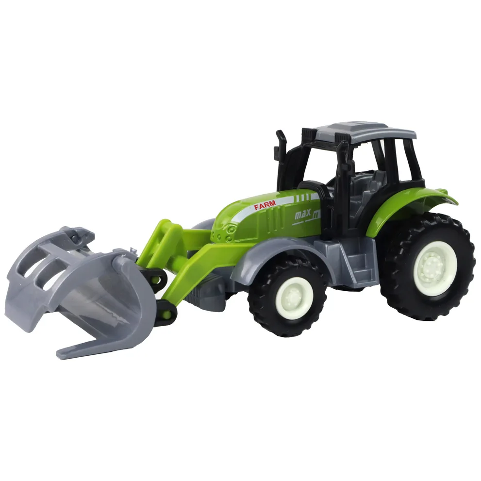Traktor Koparka Zielony Krokodylek Pojazd Rolniczy - obrazek 2