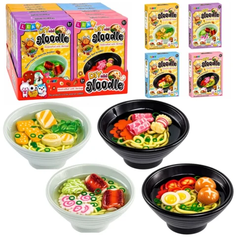 Zestaw Kreatywny DIY Makaron Ramen Brelok Zawieszka Ozdobna Dla Dzieci