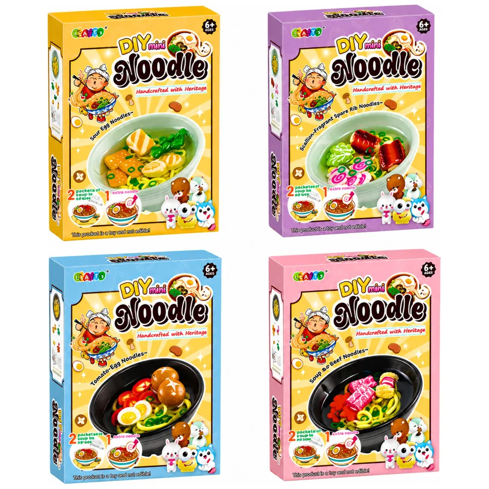 Zestaw Kreatywny DIY Makaron Ramen Brelok Zawieszka Ozdobna Dla Dzieci - obrazek 6