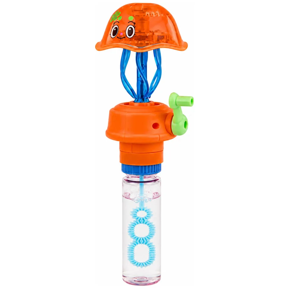 Bańki Mydlane Z Meduzą Rusza Mackami Korbka Migające Światła LED 40ML - obrazek 3