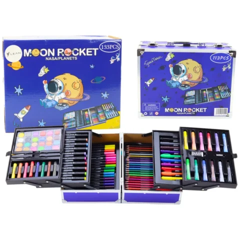 Zestaw Artystyczny w Rozkładanej Walizce Kosmos 133 El