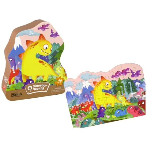 Puzzle Dinozaur Wulkan 48 Elementów