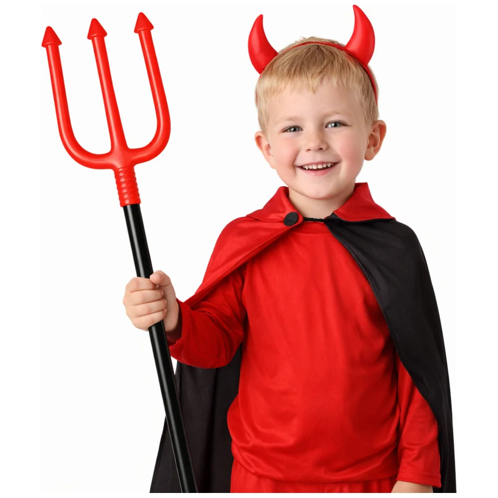 Widły Diabła Halloween Rekwizyt Do Przebrania Diabła 112 cm - obrazek 2