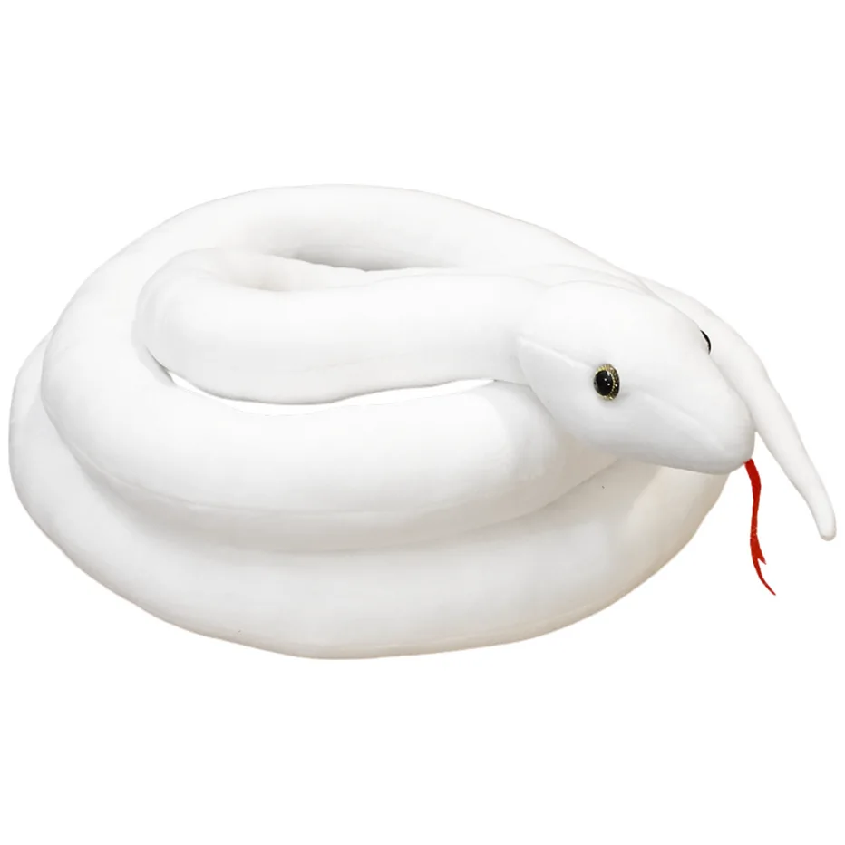Maskotka Pluszowa Wąż Biały 300 cm