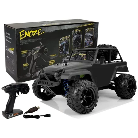 Auto Terenowe Off-Road Zdalnie Sterowane 1:18 Czarne ENOZE 9304E 40 km/h