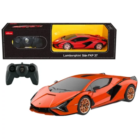 Auto Lamborghini Sian Rastar Zdalnie Sterowane RC Pomarańczowe 1:24