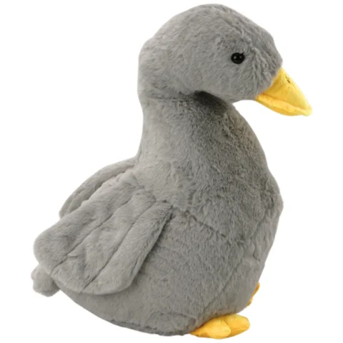 Pluszowa Gęś Maskotka Szara Przytulanka Pluszak Kaczka 40cm