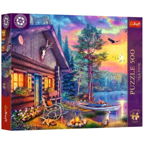 Puzzle - 500 - Tea Time: Przystań o zachodzie słońca - Trefl 37617