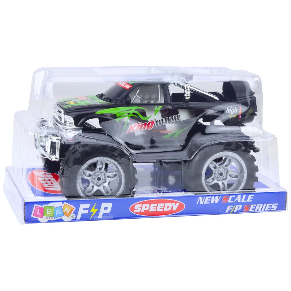 Samochód Terenowy King Z Napędem Na Tył Zielono-Czarny 27cm - obrazek 3