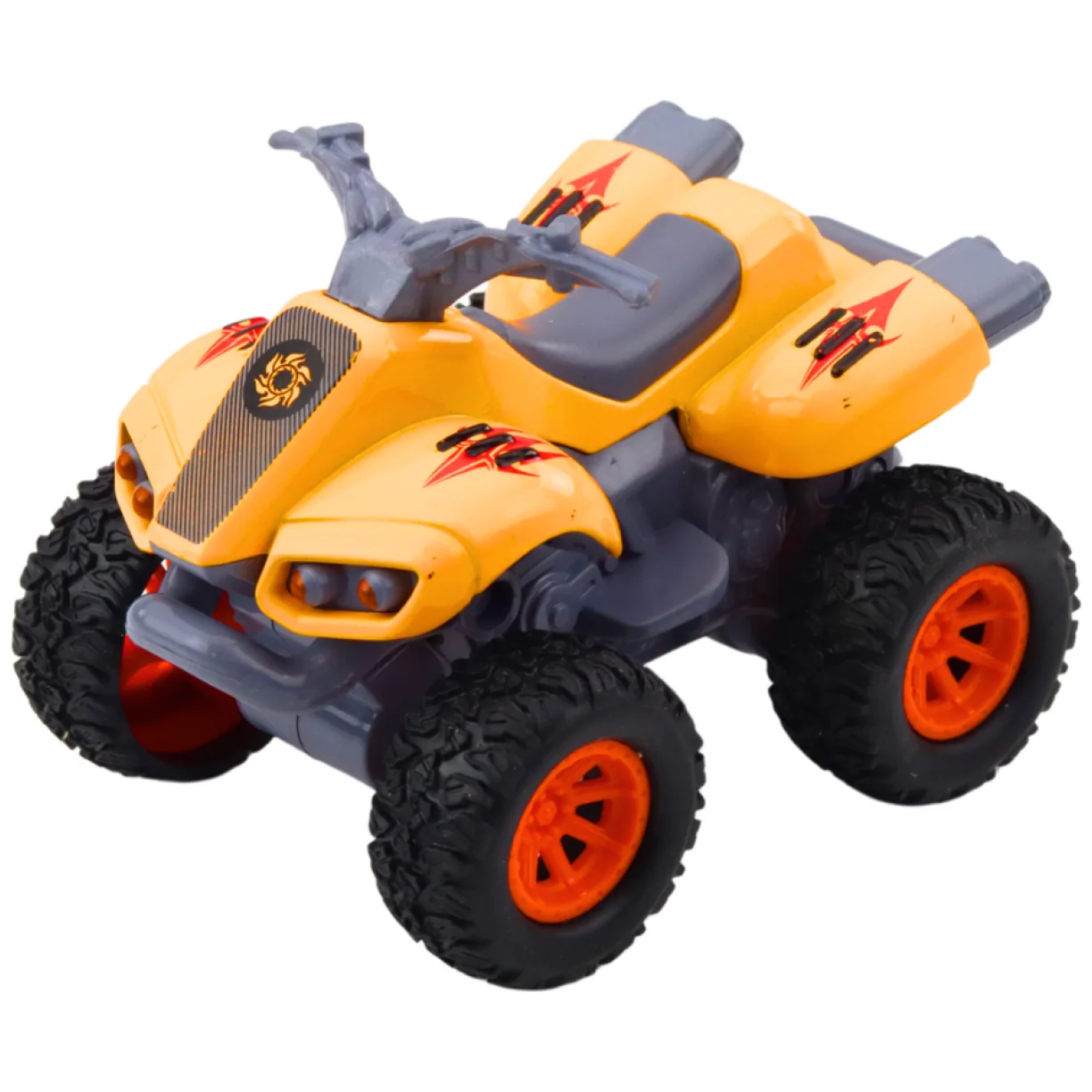 Quad Z Napędem Gumowe Opony Metalowa Karoseria Mix - obrazek 2