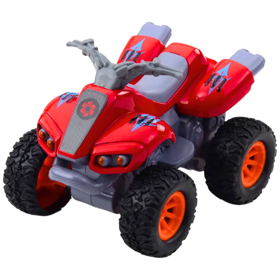 Quad Z Napędem Gumowe Opony Metalowa Karoseria Mix - obrazek 3