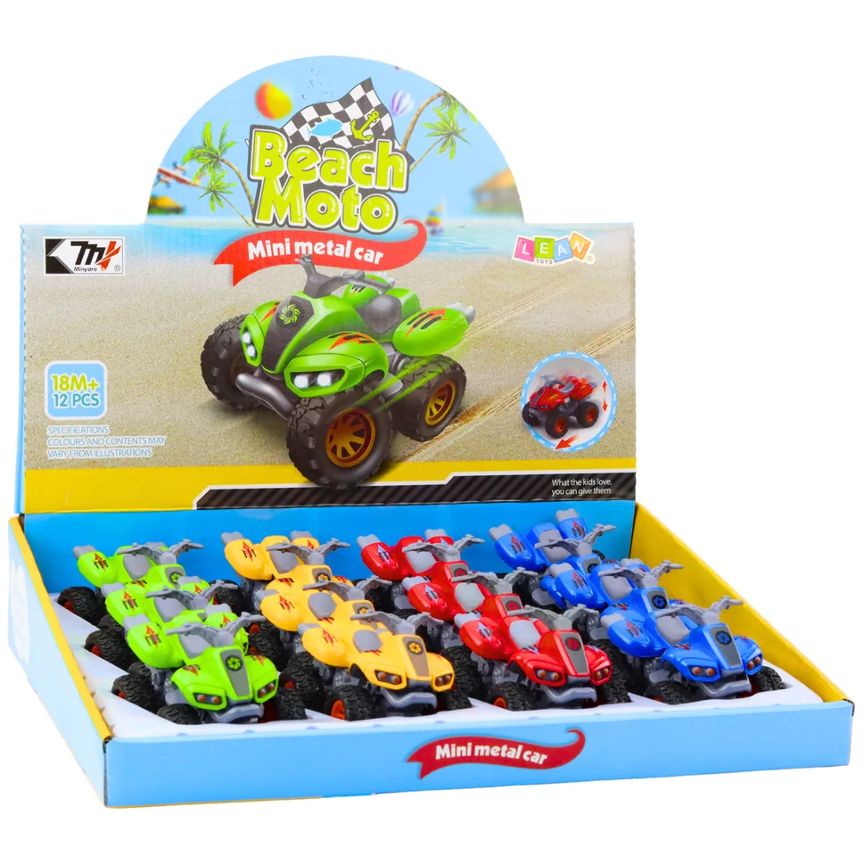 Quad Z Napędem Gumowe Opony Metalowa Karoseria Mix - obrazek 6