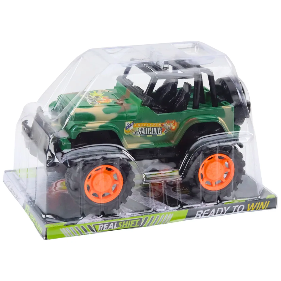 Duży Samochód Terenowy Militarny Off-Road Zielony 25cm - obrazek 4