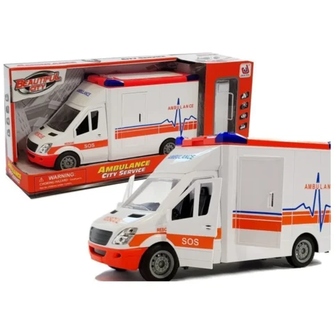 Ambulans na Baterie z noszami Dźwięk i Światło