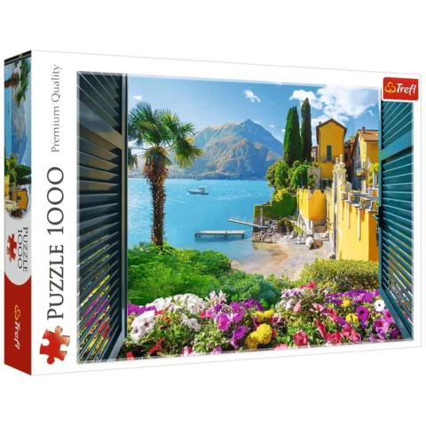 Puzzle - 1000 - Widok na jezioro Como - Trefl 10951