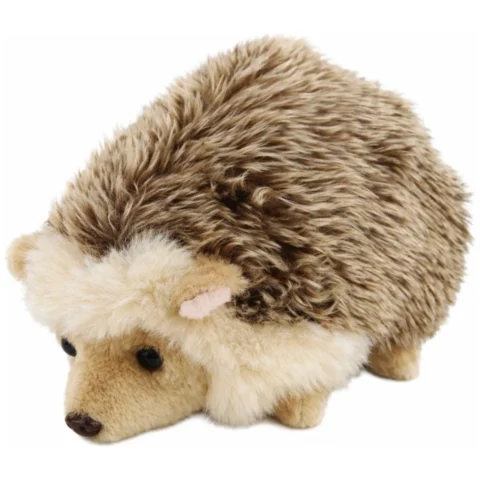 Pluszowa Maskotka Przytulanka Miękki Jeżyk Brązowy 16cm