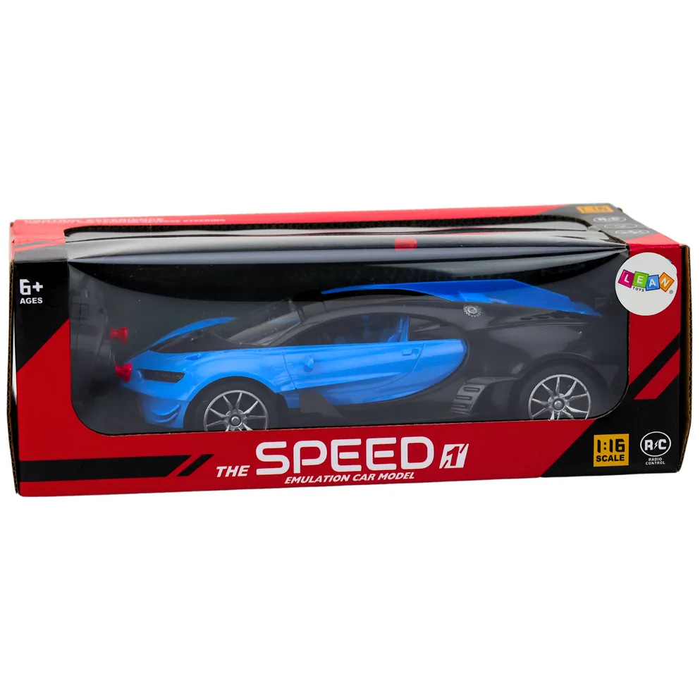 Samochód Sportowy Zdalnie Sterowany Auto RC Niebieski1:16 - obrazek 5
