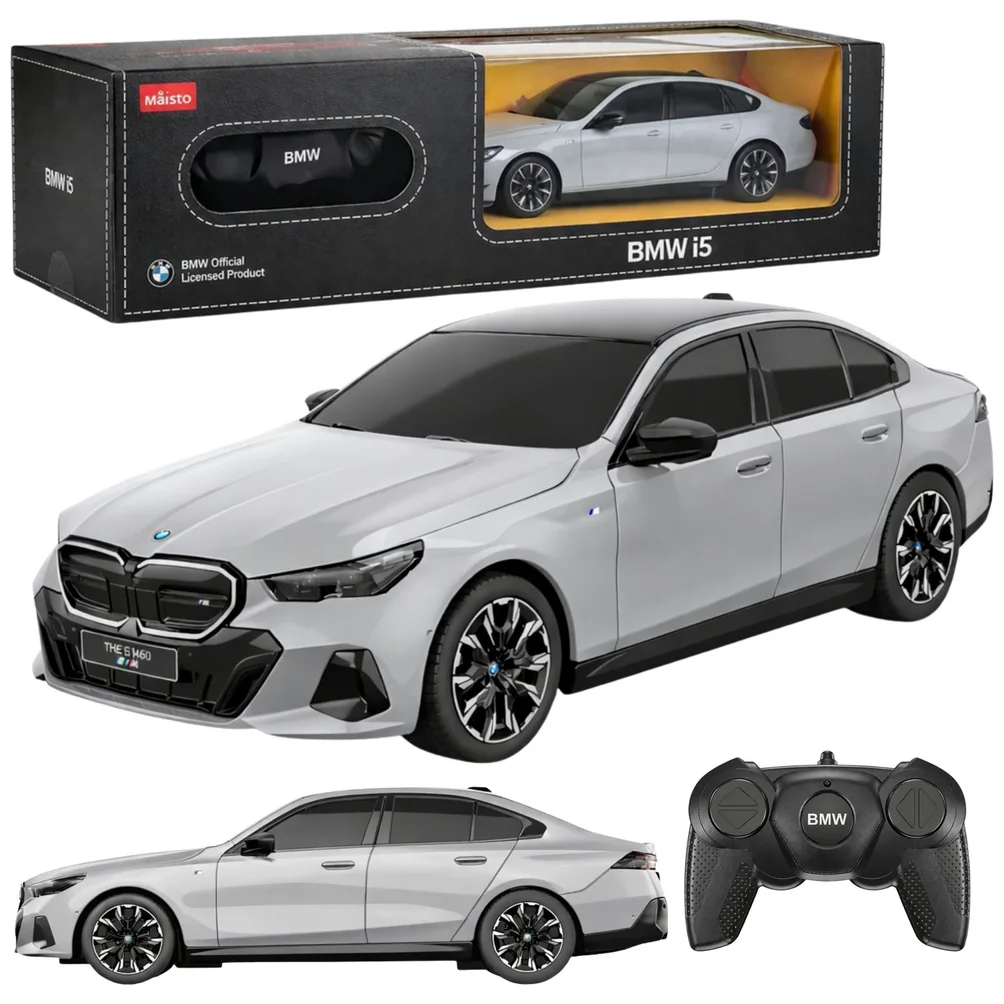 Auto BMW i5 Samochód Zdalnie Sterowany RC Szare Rastar 1:24