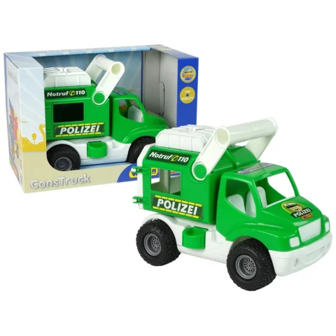 Samochód Policja Auto ConsTruck Zielony Polesie 41906