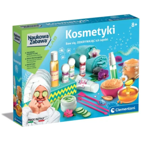 Naukowa Zabawa Laboratorium Kosmetyków Krem Sól do Kąpieli Kosmetyki Język Polski Clementoni 50891