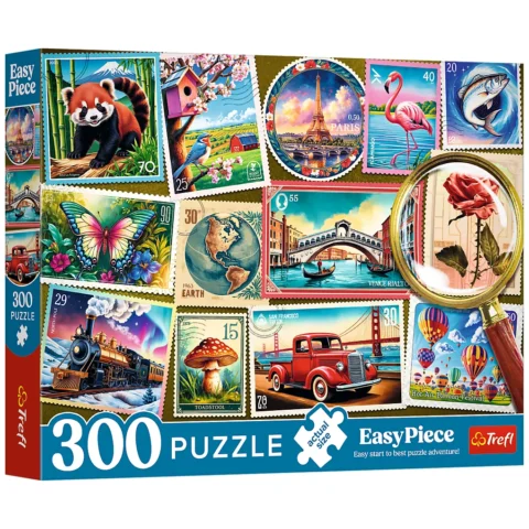 Puzzle - 300 EasyPiece - Znaczki pocztowe - Trefl 23100