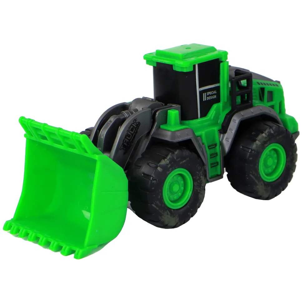 Zestaw Pojazdów Farmerskich Zielone Traktory 4 Ele - obrazek 2