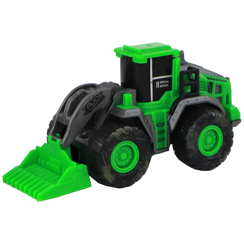 Zestaw Pojazdów Farmerskich Zielone Traktory 4 Ele - obrazek 4