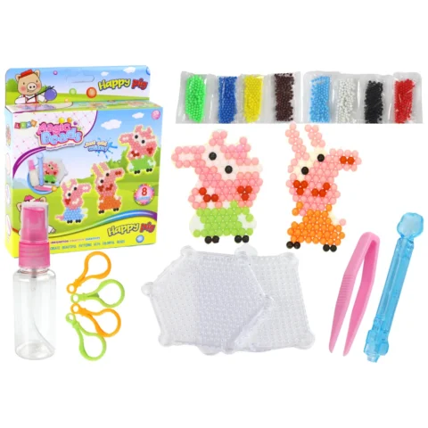 Zestaw Koralików Wodnych DIY Magiczne Koraliki 8 Kolorów Świnki