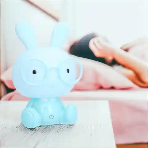 LAMPKA NOCNA DLA DZIECI KRÓLIK LED USB Płeć: chłopcy, dziewczynki