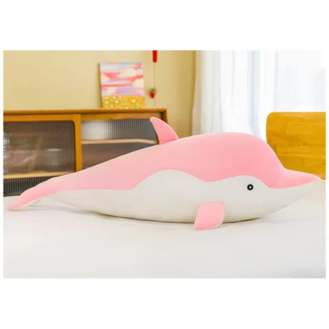 Maskotka Pluszowy Delfin Różowy 70 cm