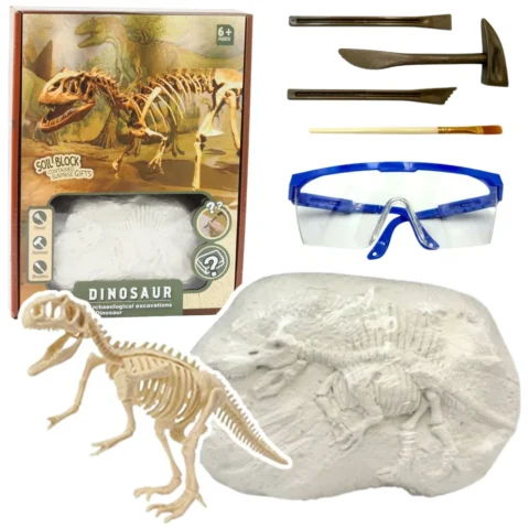Zestaw Paleontologa Wykopaliska Szkielet Dinozaura Narzędzia