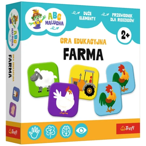 Gra edukacyjna Farma ABC Malucha Rodzina Treflików Trefl 02909