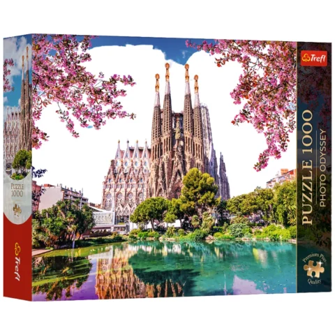 Puzzle - 1000 - Photo Odyssey: Sagrada Familia, Barcelona, Hiszpania -Trefl 12137