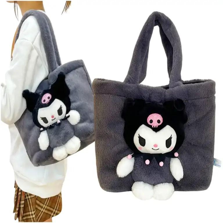 KUROMI Sanrio PLUSZOWA TORBA TOREBKA DLA DZIECI MASTKOTKA