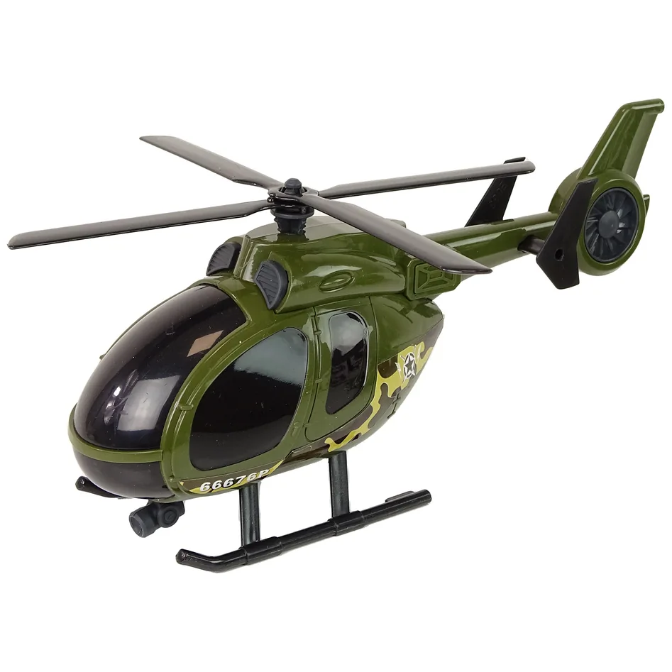 Zestaw Militarny Czołg Napęd Frykcyjny Helikopter - obrazek 3