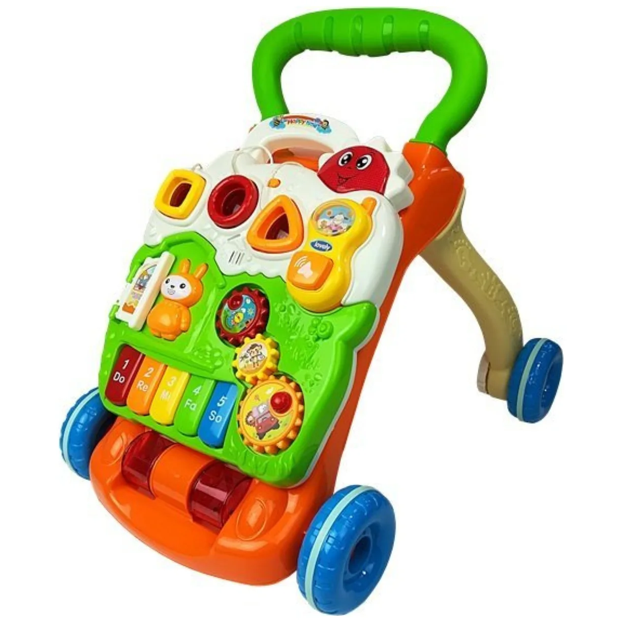 Pchacz Edukacyjny dla Niemowlęcia z Pianinkiem - obrazek 2