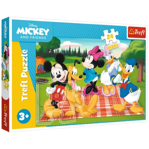 Puzzle - 24 Maxi - Ulubiona Myszka Miki - Disney Myszka Miki i Przyjaciele - Trefl 14380