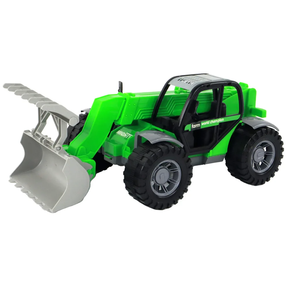 Pojazd Rolniczy Traktor Zielony Dźwig Maszyna Rolnicza - obrazek 3
