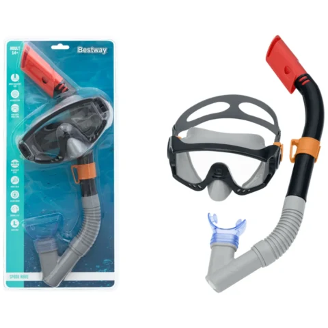Zestaw Do Nurkowania Czarny Maska, Rurka Bestway 24068