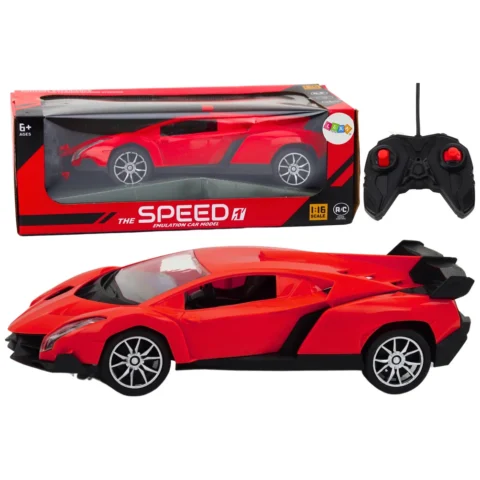 Samochód RC 1:16 Zdalnie Sterowany Sportowy Czerwone Auto