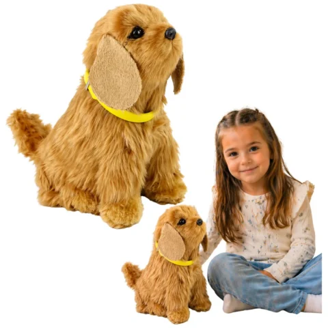 Interaktywny Pies Piesek Cocker Spaniel Pluszowy Szczeka Rusza Ogonem