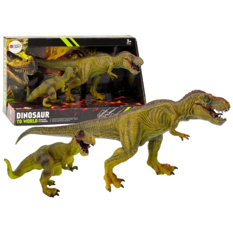 Zestaw Figurki Dinozaurów Tyranozaur Z Małym Realistyczne 2 el.