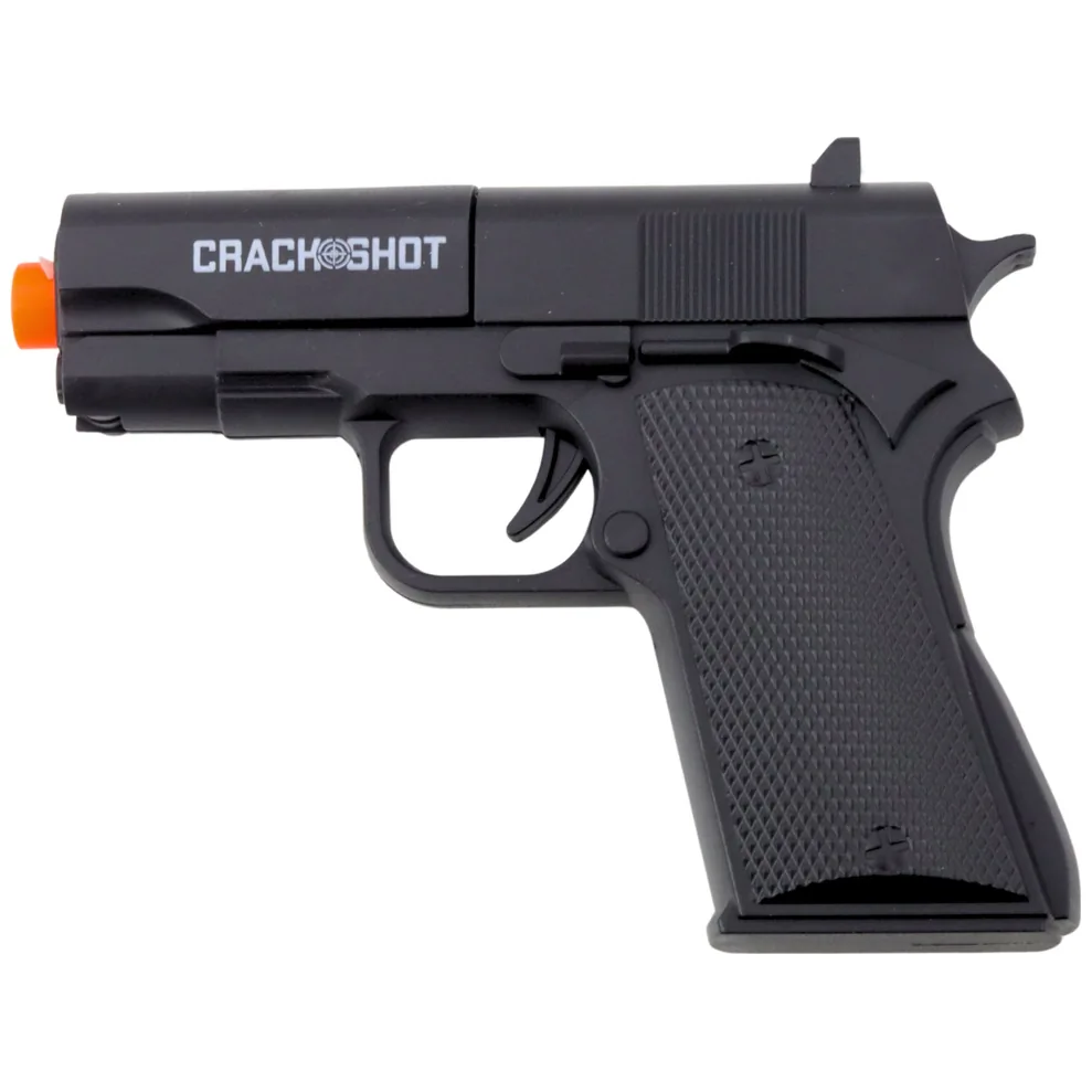 Mini Pistolet Broń Na Naboje I Łuski Czarny 13,5 cm - obrazek 2